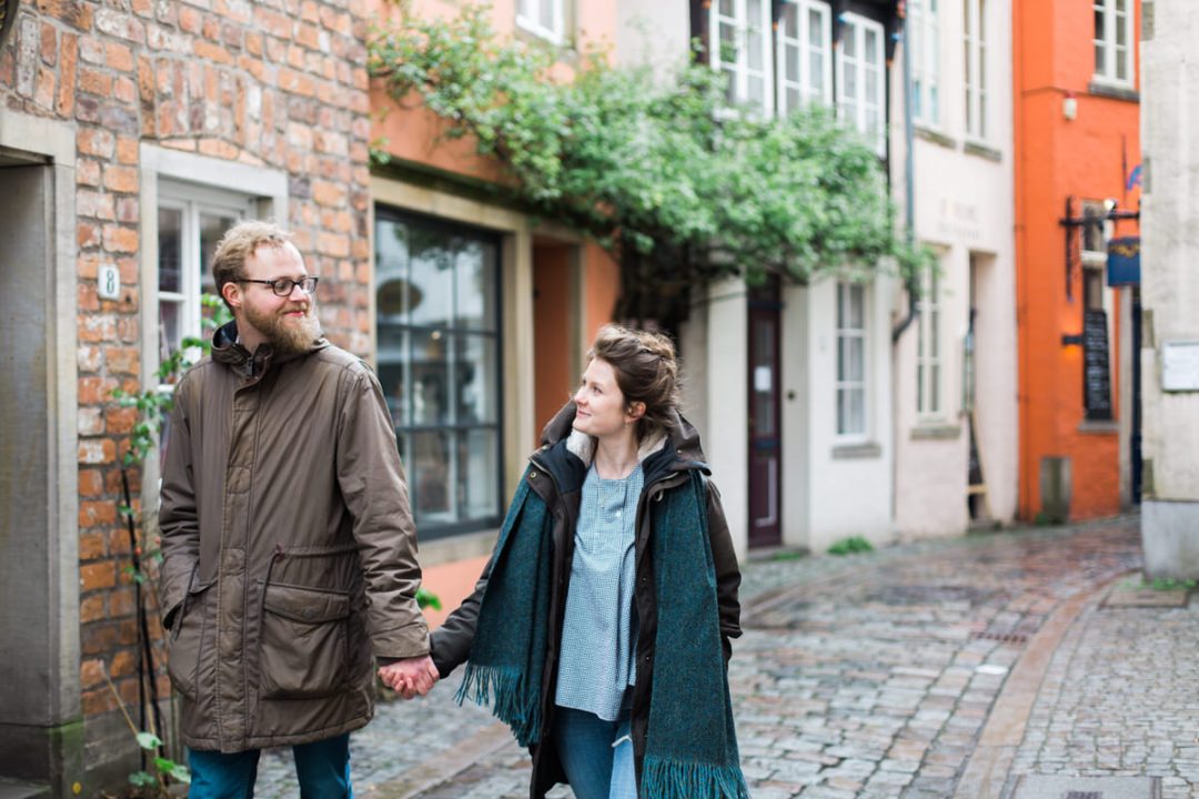 Walking through Bremen, Germany