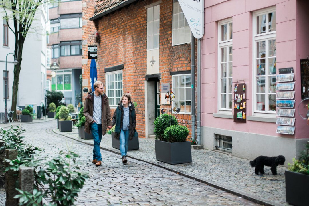 Walking through Bremen, Germany