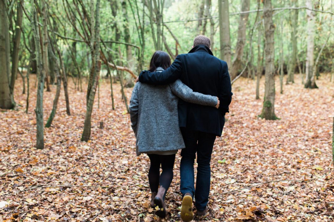 Colchester engagement shoot at Highwoods Park