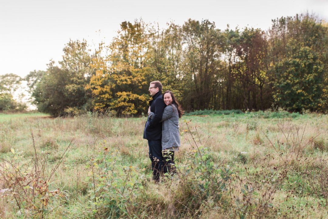 Colchester engagement shoot at Highwoods Park