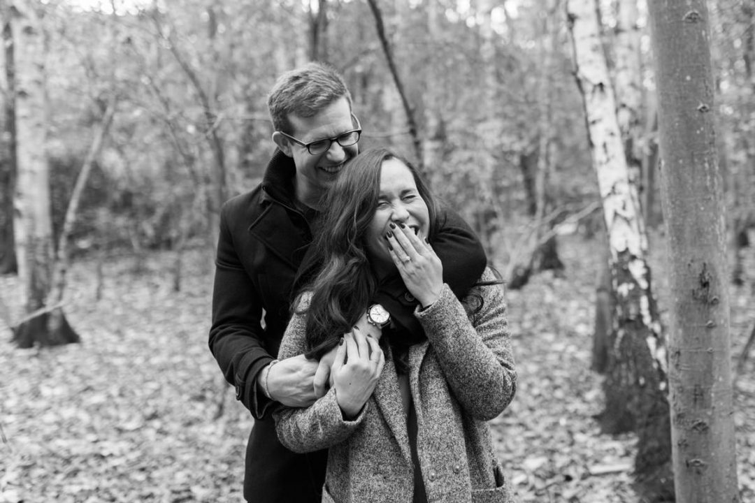 Colchester engagement shoot at Highwoods Park