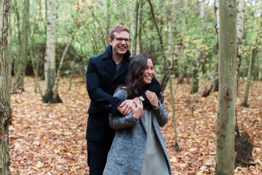 Colchester engagement shoot at Highwoods Park